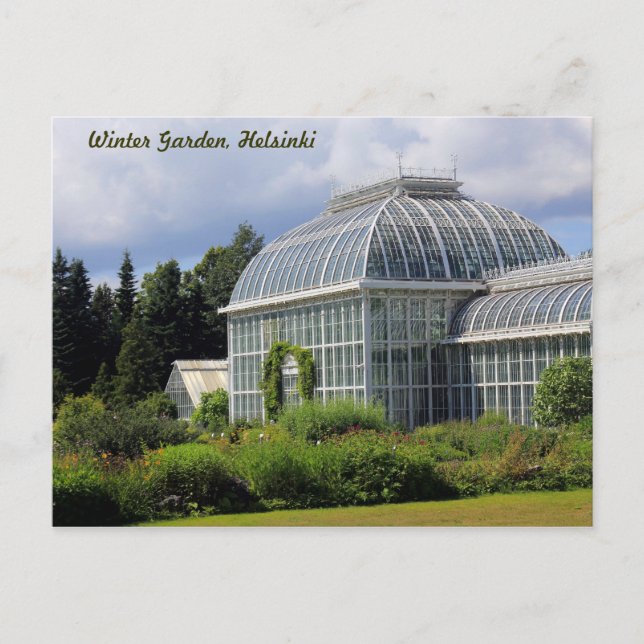 Winter Garden, Helsinki Postcard (Front)