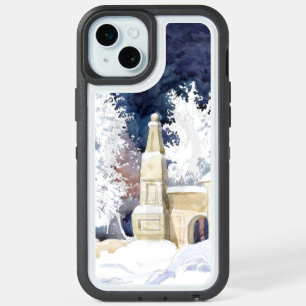 Winter gate at night iPhone 15 plus case