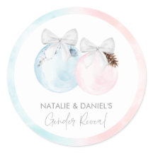 Winter Gender Reveal Baby Shower