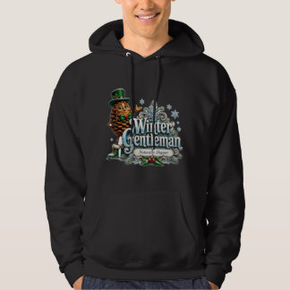 Winter Gentleman Owl Hoodie