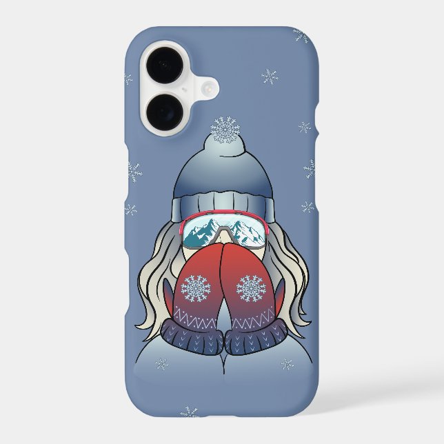 Winter Girl  Iphone Case (Back)