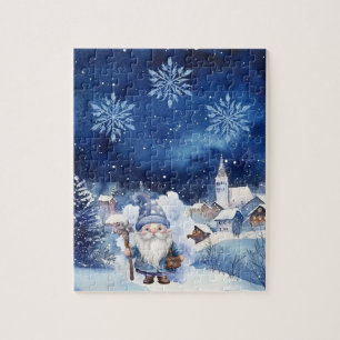 Winter Gnome Jigsaw Puzzle