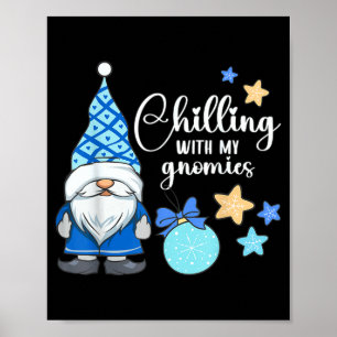 Winter Gnome, Nordic, Christmas Gnome  Poster