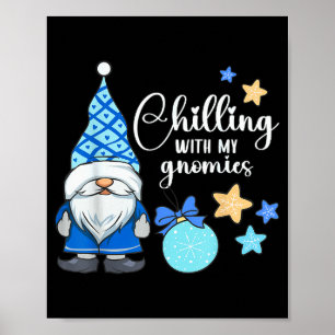 Winter Gnome, Nordic, Christmas Gnome Poster