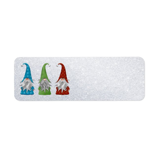 Winter Gnomes Address Labels (Front)