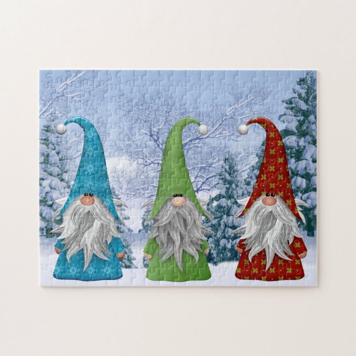 Winter Gnomes Puzzle | Zazzle.com