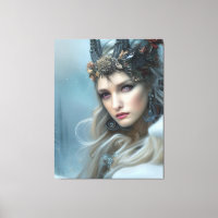 Winter Goddess   Canvas Print