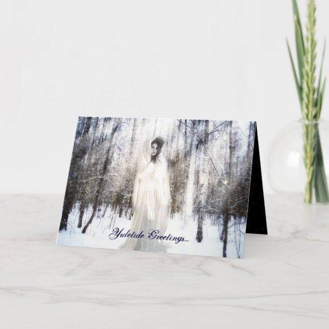 Winter Goddess Holiday Card (Front)