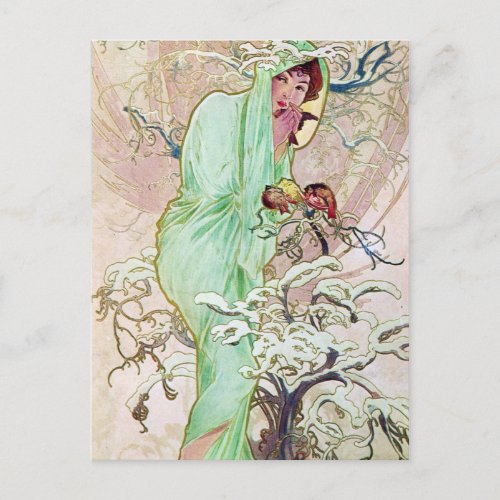 Winter Goddess Postcard