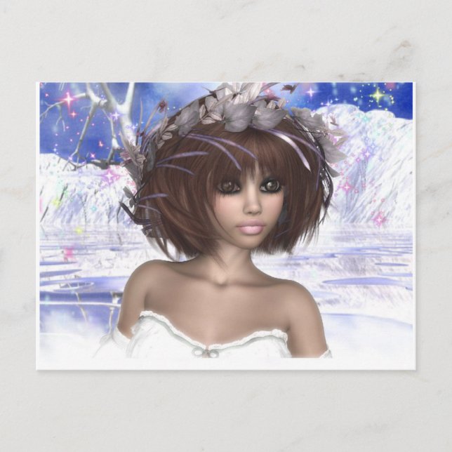 Winter Goddess Postcard (Front)