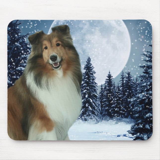 Winter Grace Mouspad Mouse Pad (Front)