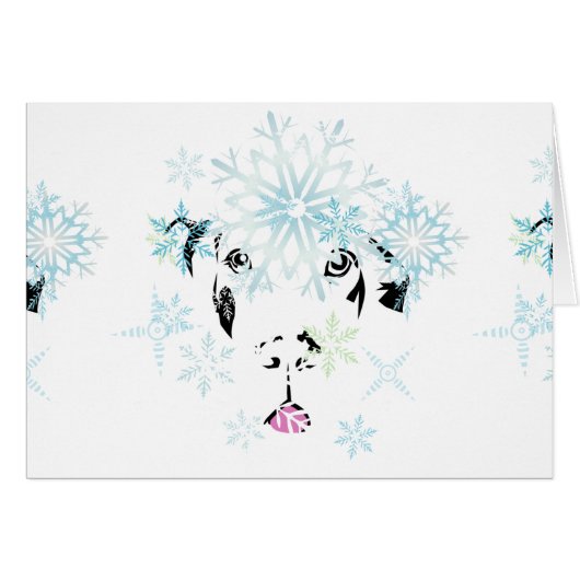 Winter Great Dane Cards (Front Horizontal)