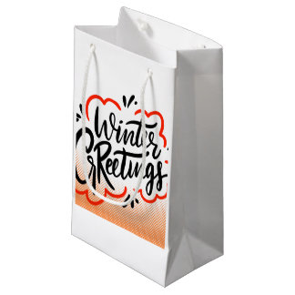 Winter Greatings Small Gift Bag
