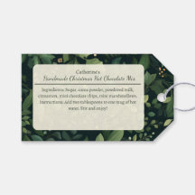 Winter Greenery Christmas Hot Chocolate Mix