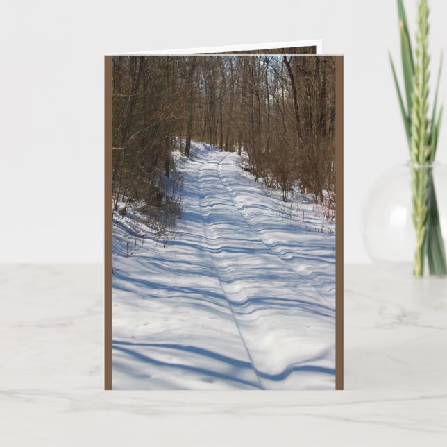 Winter Greeting Card - Smitty's Lane in Winter (Front)