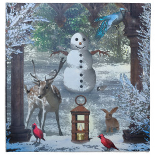 Winter Greetings Napkin