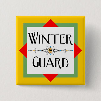 Winter Guard Gold Block Button