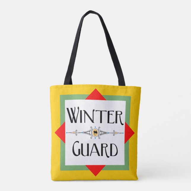 Winter Guard Gold Block Tote Bag (Back)