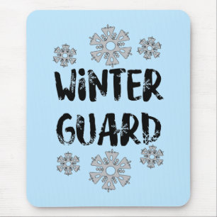 Winter Guard Snowflake Mouse Pad