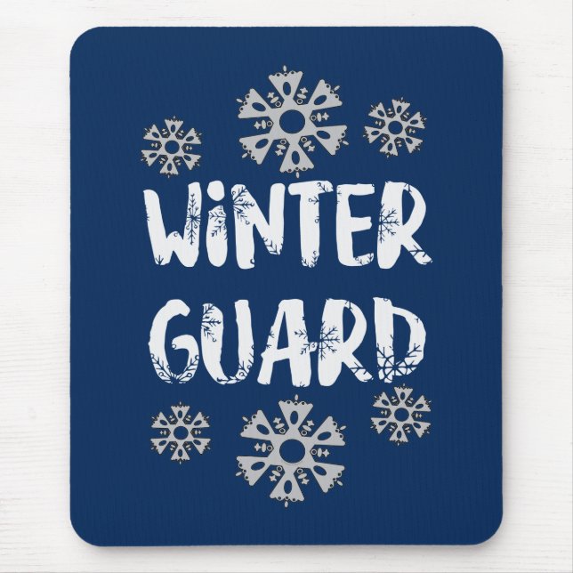  Winter Guard Snowflake Mouse Pad (Front)