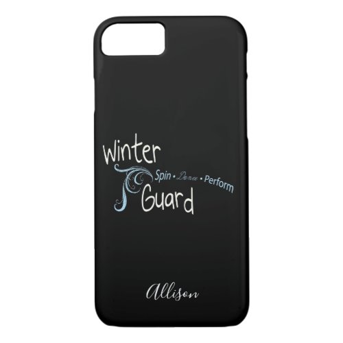 Winter Guard Spin Dance Perform iPhone 87 Case