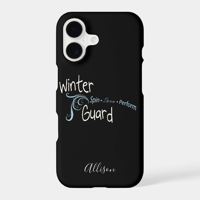 Winter Guard Spin Dance Perform Iphone Case (Back)