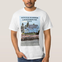 Winter Harbor Lighthouse, Maine T-Shirt