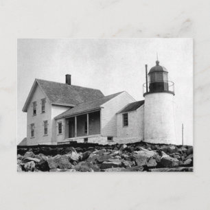 Winter Harbor Lighthouse Postcard
