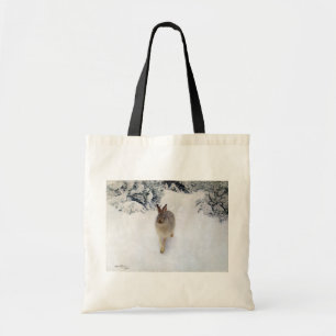 Winter Hare (Rabbit), Bruno Liljefors Tote Bag