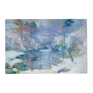 Winter Harmony, 1890-1900 by John Henry Twachtman Placemat