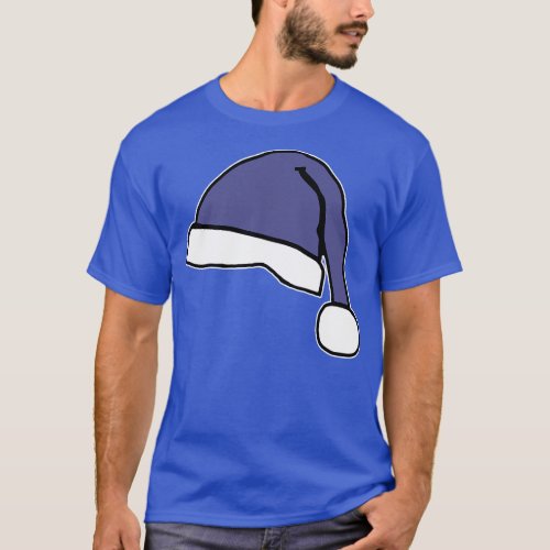 Winter Hats Blue Graphic T_Shirt