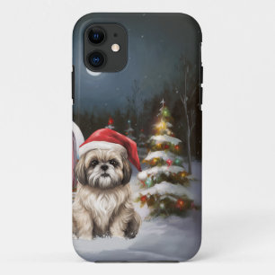 Winter Havanese Caravan Christmas Adventure iPhone 11 Case