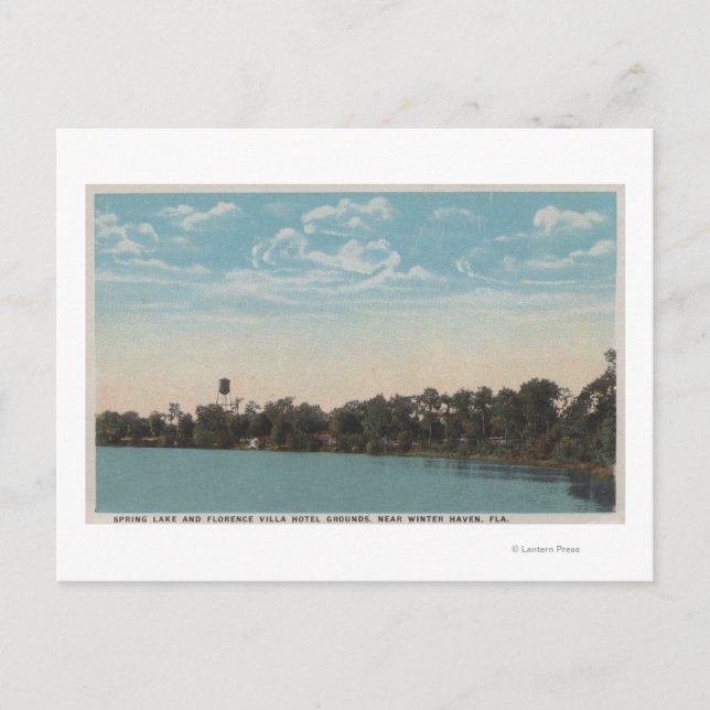 Winter Haven, Florida - Water View of Spring Postcard (Front)