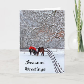 Winter Hearts Greeting Card