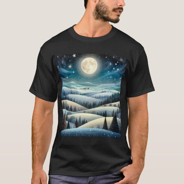 Winter Hillsides T-Shirt (Front)
