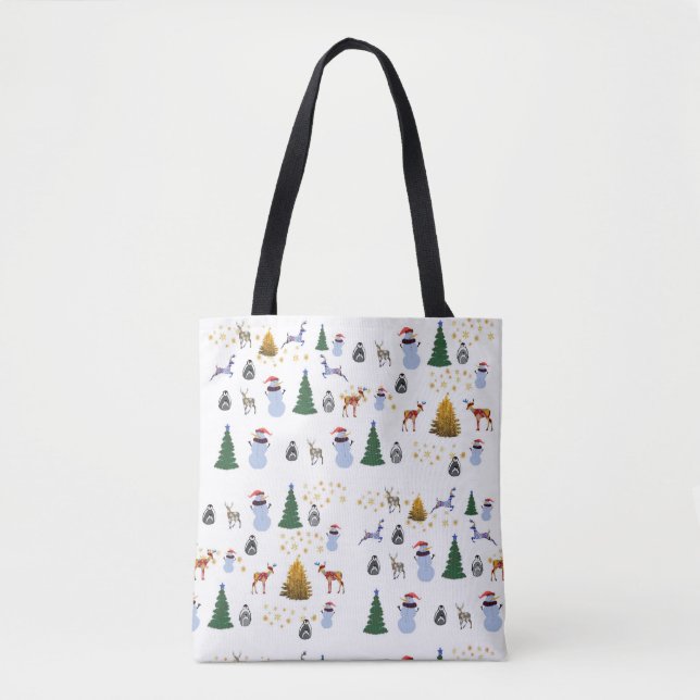 Winter Holiday  All-Over-Print Tote Bag (Front)