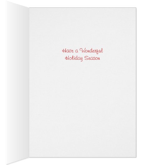 Winter Holiday Card (Inside (Right))