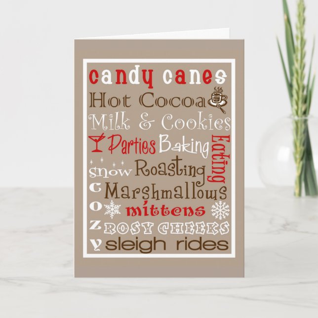 Winter Holiday Card (Front)