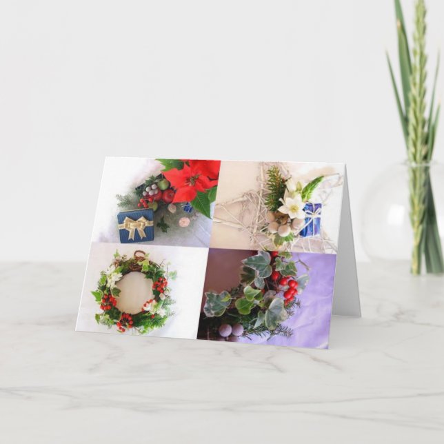 Winter Holiday Card: "Ever Green" Card (Front)