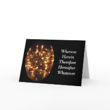 Winter Holiday Card Touch of humor