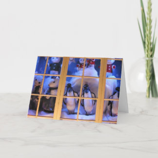 Winter Holiday Card: "Window Magic"