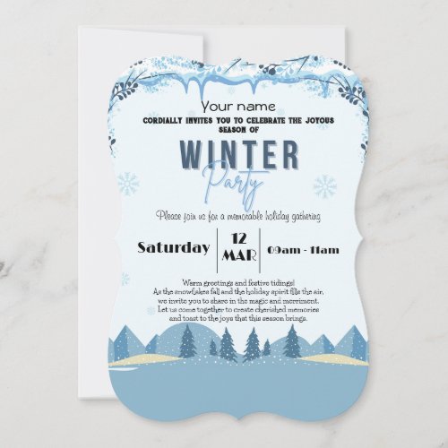 Winter Holiday Celebration Card