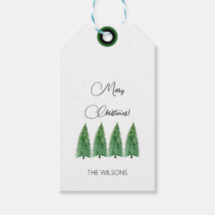 Winter Holiday Country Beauty Gift Tags