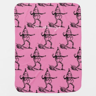 Winter Holiday Elf Gnome Thunder_Cove Baby Blanket