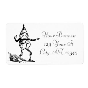 Winter Holiday Elf Gnome Thunder_Cove Label