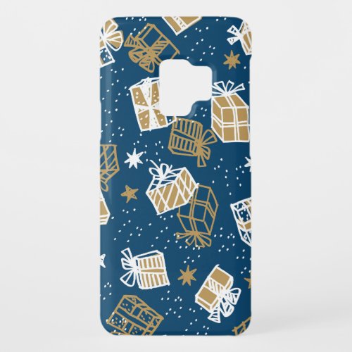 Winter Holiday Gift Boxes Pattern Case_Mate Samsung Galaxy S9 Case