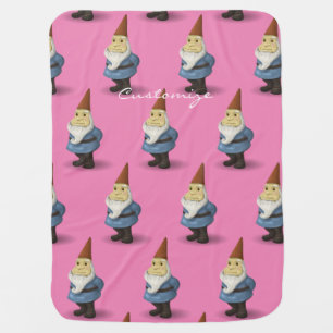 Winter Holiday Gnome Thunder_Cove Baby Blanket