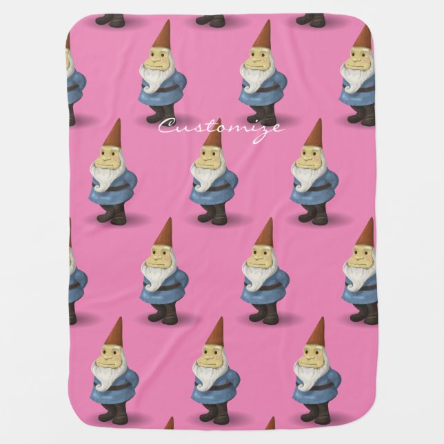 Winter Holiday Gnome Thunder_Cove Baby Blanket (Front)