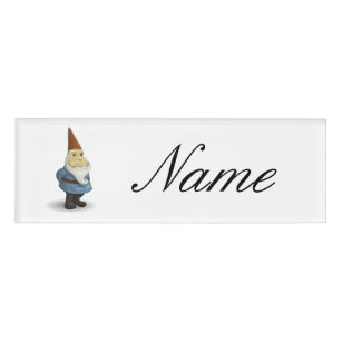 Gnome Name Badge 