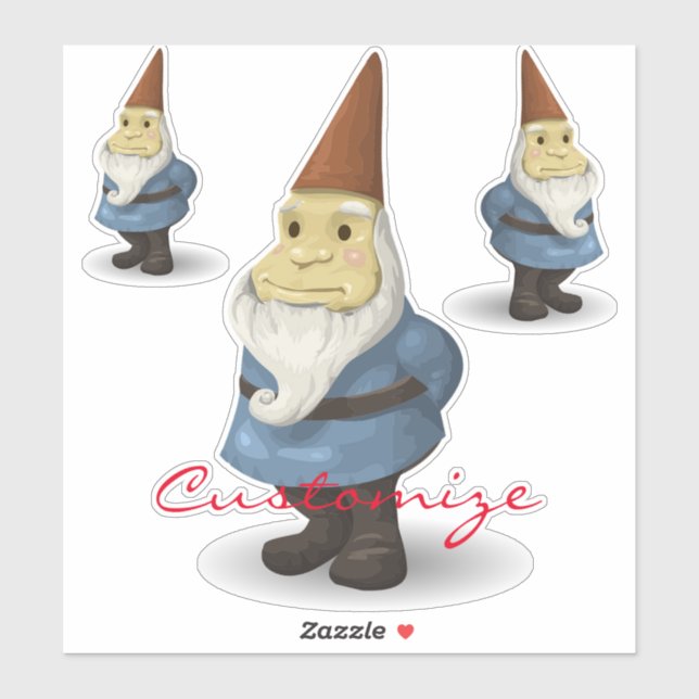 Winter Holiday Gnome Thunder_Cove Sticker (Sheet)